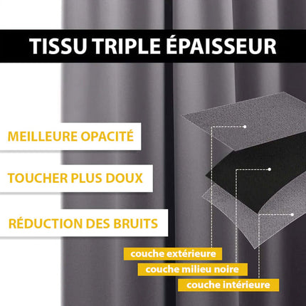 Rosa termisk gardin for mørklegging