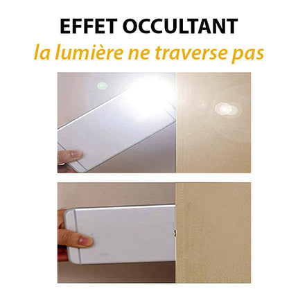 Mørkegrå akustisk og lystett gardin