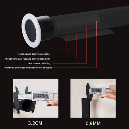Moderne uttrekkbar gardinstang