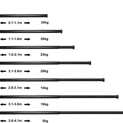Moderne uttrekkbar gardinstang