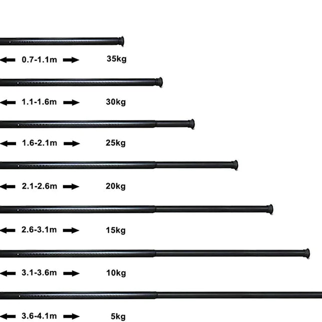 Moderne uttrekkbar gardinstang