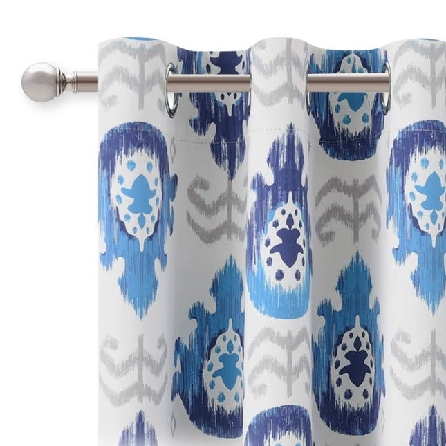 Mønstret gardin med bohemsk design