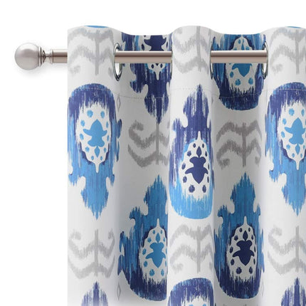 Mønstret gardin med bohemsk design