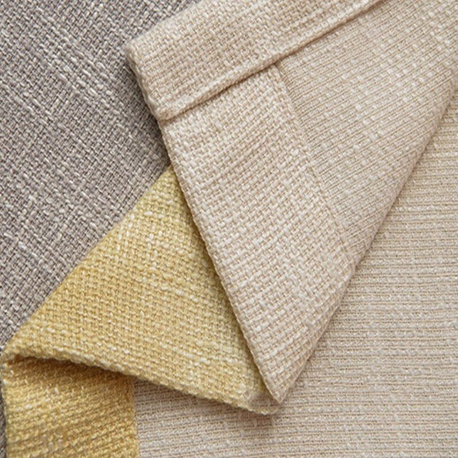 Stripet gardin i jordfarger for stue