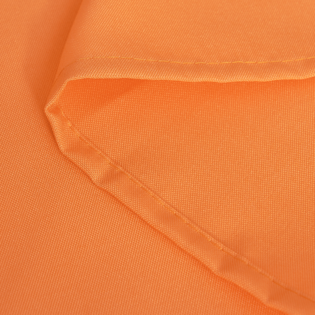 Oransje utegardin for hagepaviljong