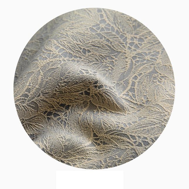 Kremhvit lystett gardin med teksturmønster