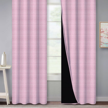 Strukturert lystett gardin med maljer