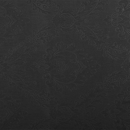 Lystett gardin med preget damaskmønster