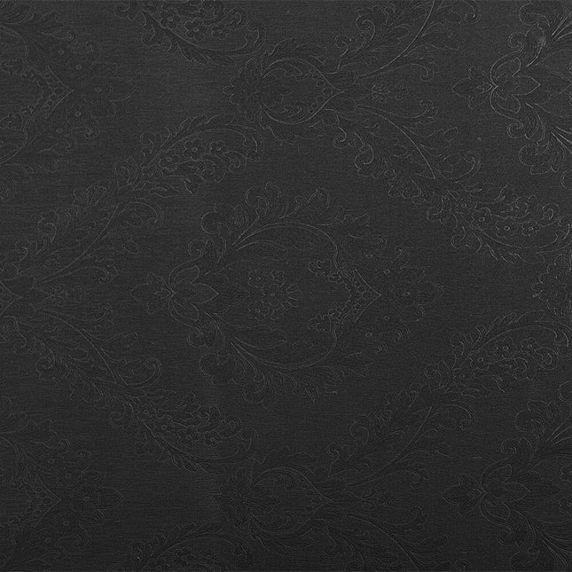 Lystett gardin med preget damaskmønster