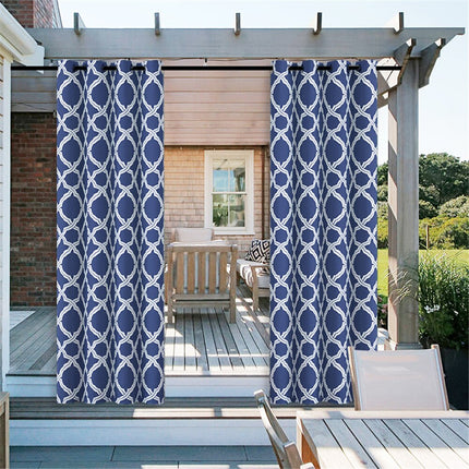 Utendørs gardin med marokkansk mønster