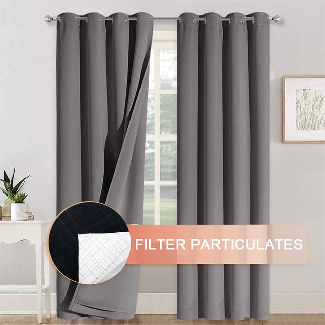 Luftrensende lystett gardin for soverom