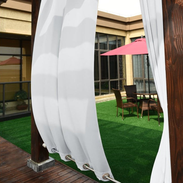 Vindtett utegardin til terrasse og balkong