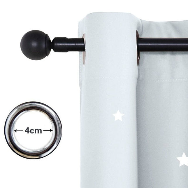 Mørkleggingsgardin med stjerner til barnerom