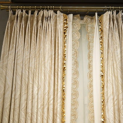 Luksuriøs lystett gardin til soverom