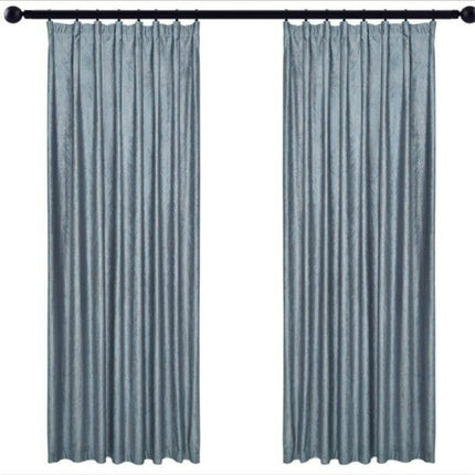 Lystett gardin med elegant paisleymønster