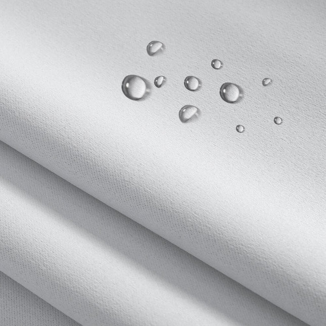 Lys grå vanntett utendørsgardin