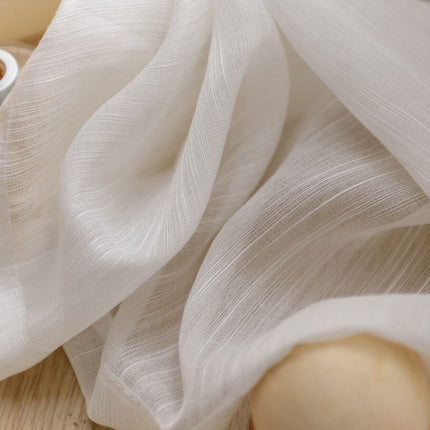 Teksturert tynn gardin for stue