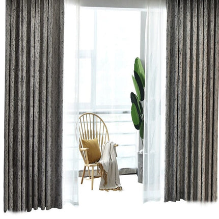 Lystett gardin med moderne abstrakt mønster