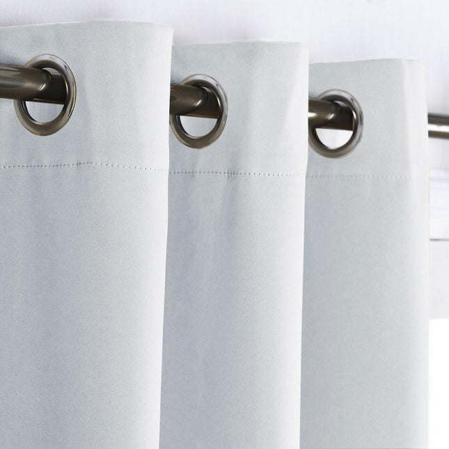 Lystett gardin Bergen med maljer