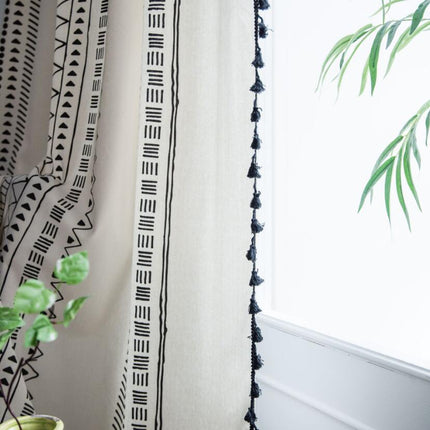 Gardin i bohemsk stil med dusker