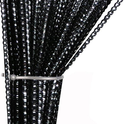 Gardin med moderne vertikale striper