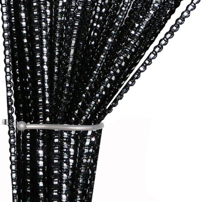 Gardin med moderne vertikale striper