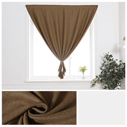 Lystett gardin med borrelåsfeste for vindu