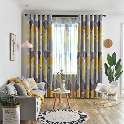 Lystett gardin Ermita med abstrakt mønster