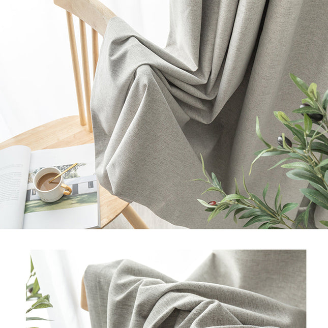 Strukturert lystett gardin for mørklegging