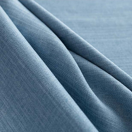 Blå lystett gardin til soverom