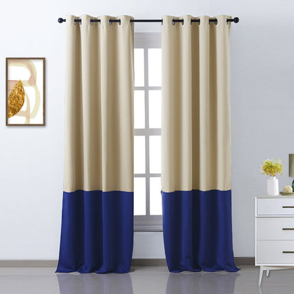 Tofarget mørkleggingsgardin i moderne design