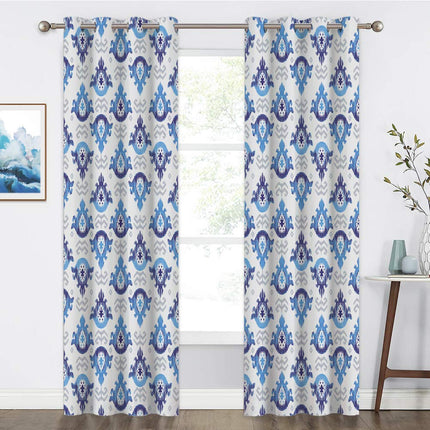 Mønstret gardin med bohemsk design