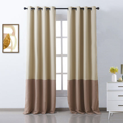 Tofarget mørkleggingsgardin i moderne design