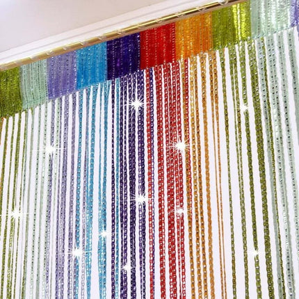 Gardin med moderne vertikale striper