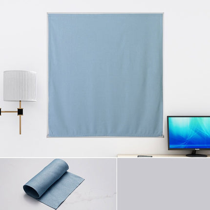 Gardin med borrelås uten boring