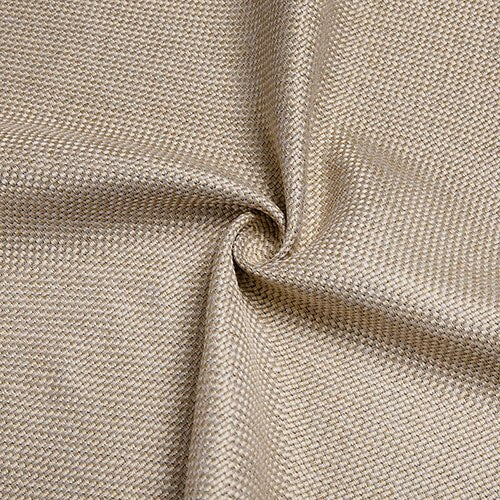 Beige lystett gardin med tekstur