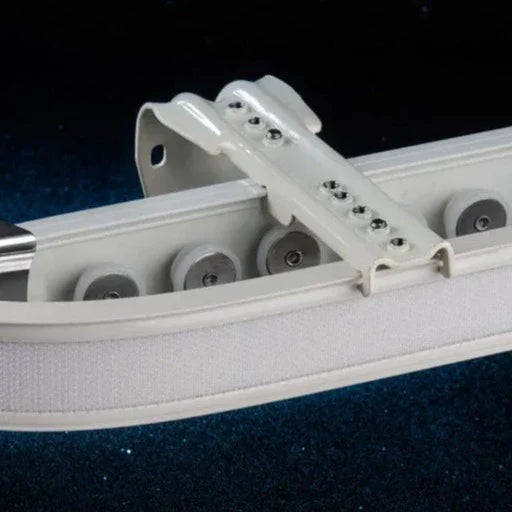 Fleksibel gardinskinne for buede vegger