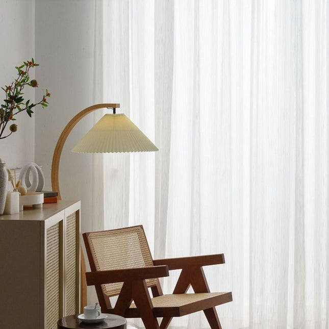 Teksturert tynn gardin for stue