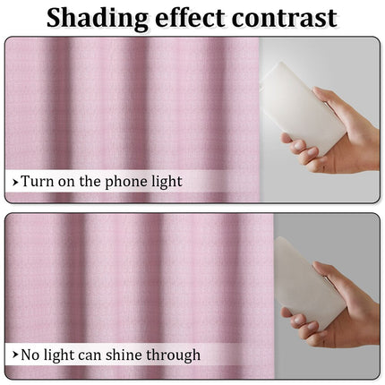 Strukturert lystett gardin med maljer