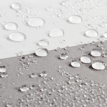 Stripete utegardin for balkong og terrasse