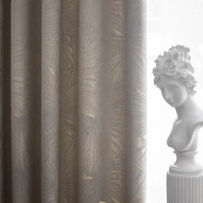 Lystett gardin Seki med diskret palmemønster