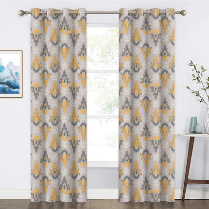 Mønstret gardin med bohemsk design