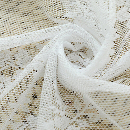 Klassisk blonde-tyllgardin til kjøkkenvindu