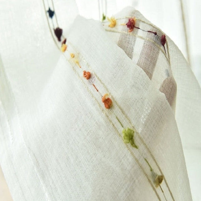 Tynn lingardin med fargerike detaljer