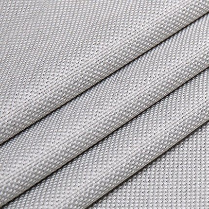 Grå gardin med strukturert vev