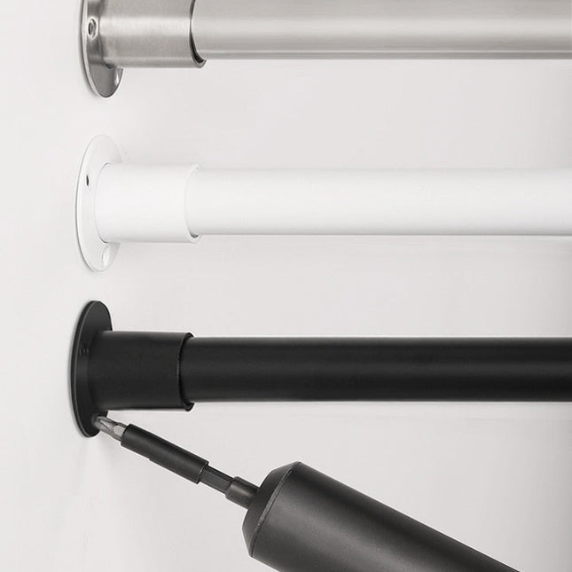 Justerbar gardinstang i stål