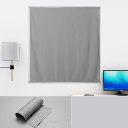 Lystett gardin med borrelås uten boring