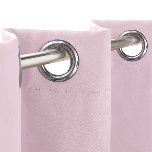 Lystett gardin Bergen med maljer