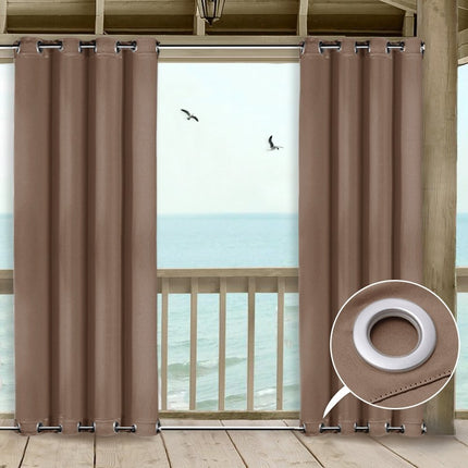 Utendørs gardin med maljer for pergola