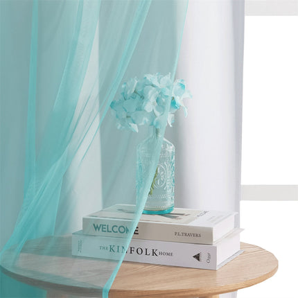 Lystett gardin med gradert farge